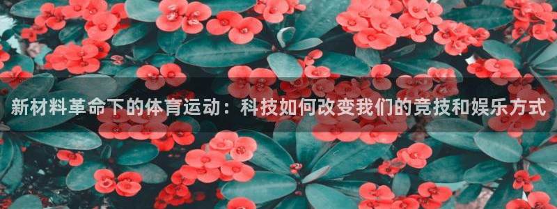 中欧体育李勇鸿：新材料革命下的体育运动：科技如何改变我们的竞技和娱乐方式