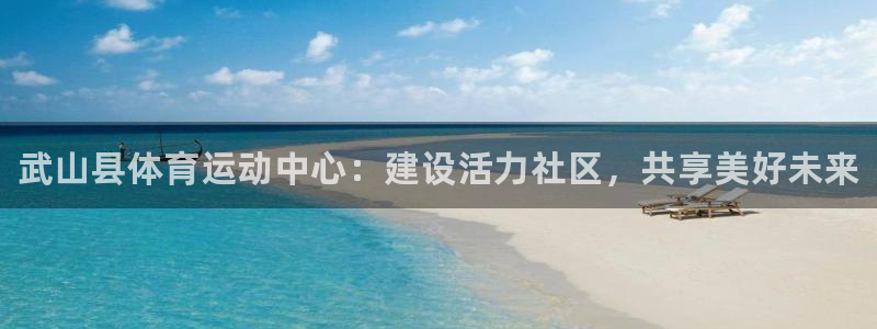 中欧体育app：武山县体育运动中心：建设活力社区，共享美好未来