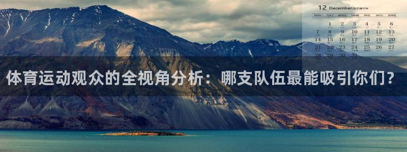 zoty中欧体育：体育运动观众的全视角分析：哪支队伍最能吸引你们？